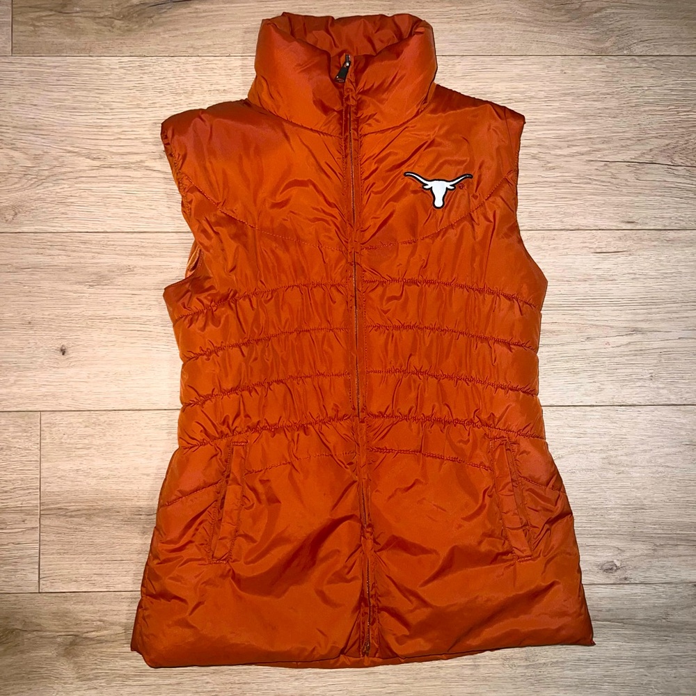 ⛔️SOLD⛔️ SZ S- UT Longhorns burnt orange frost vest